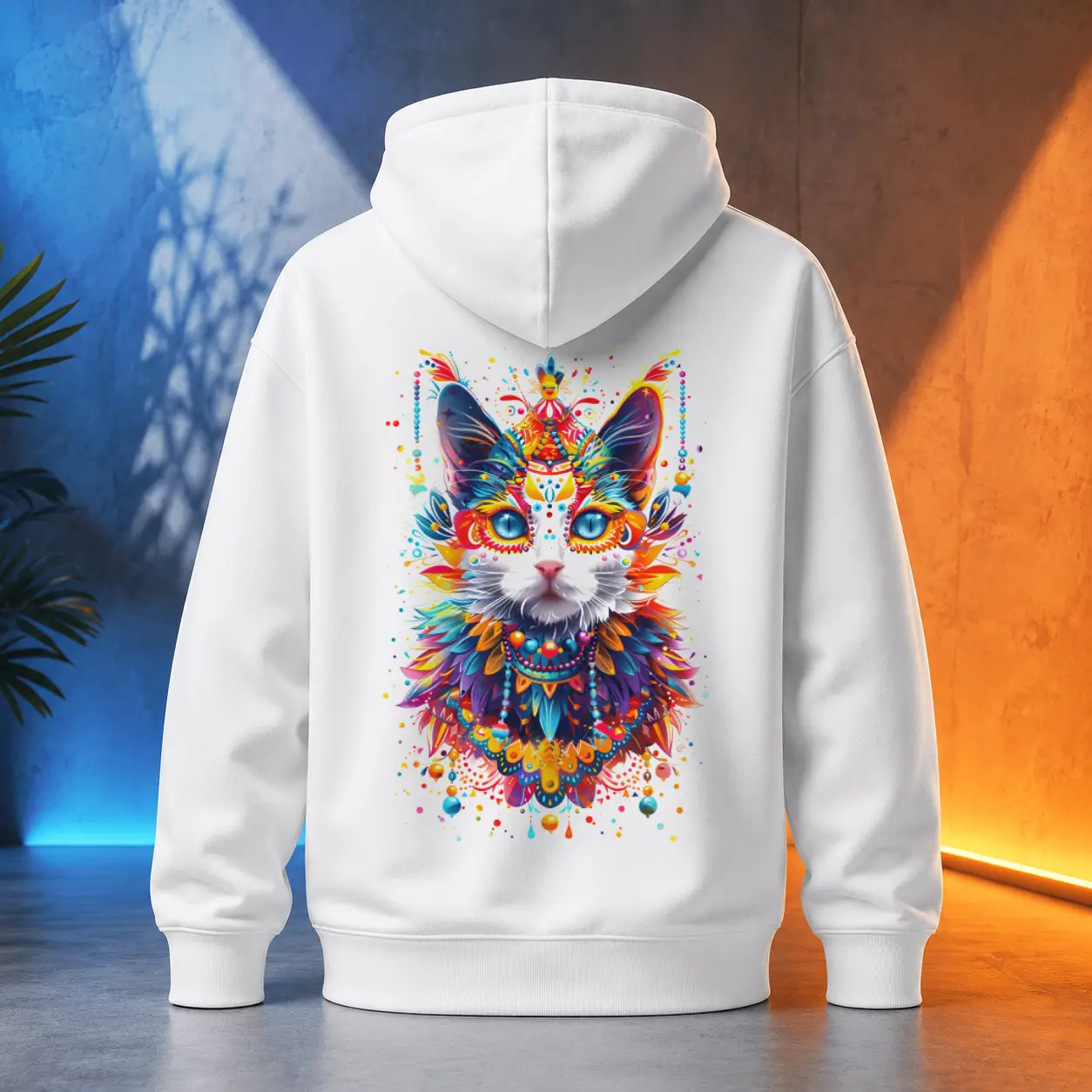 Unisex mikina - Carneval Cat