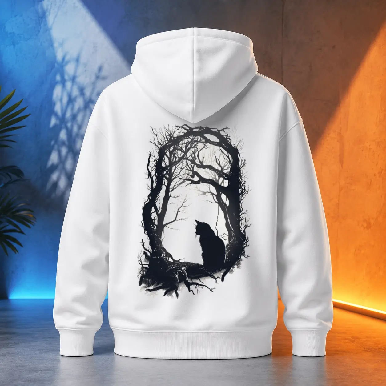 Unisex mikina - Midnight Cat