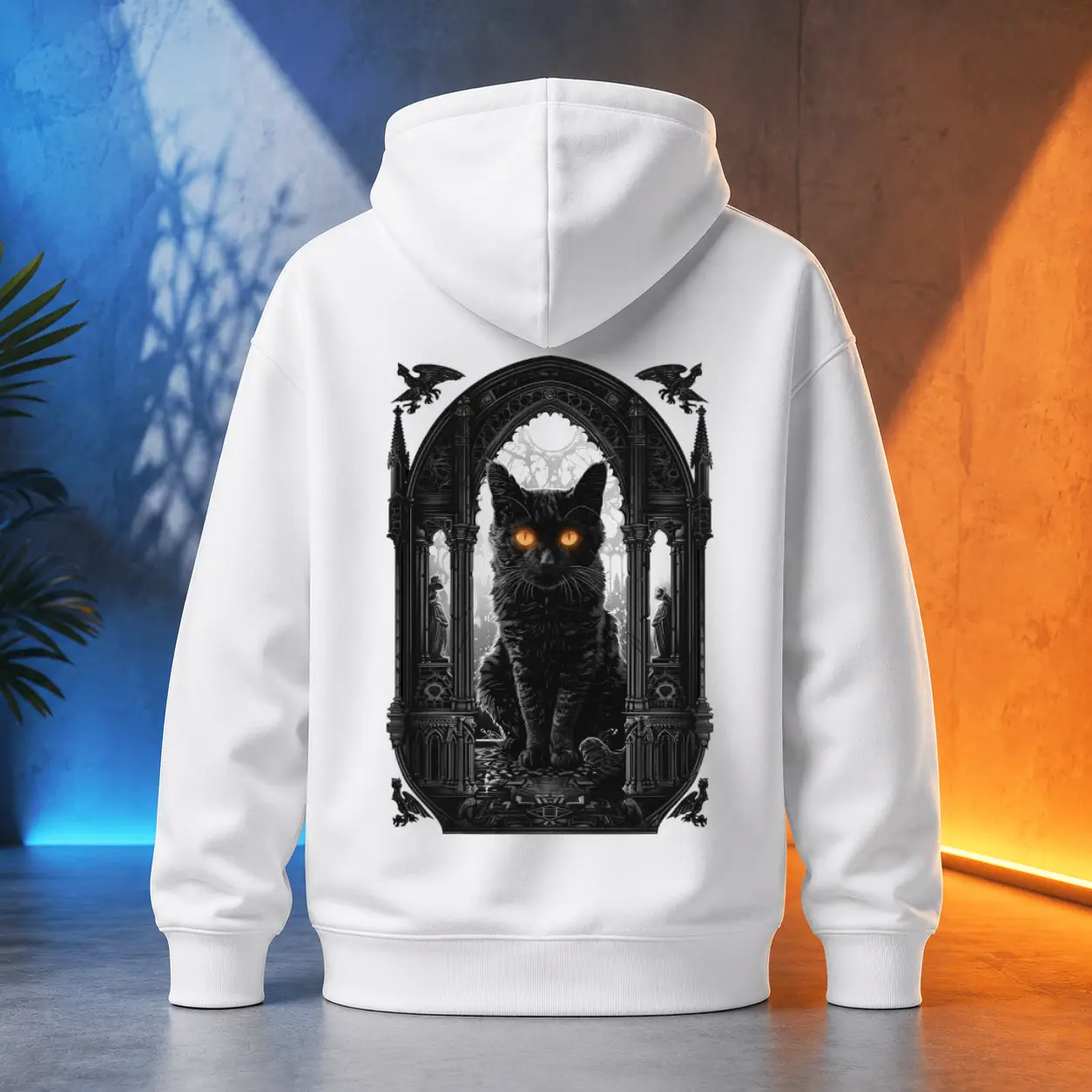 Unisex mikina - Cathedral Cat