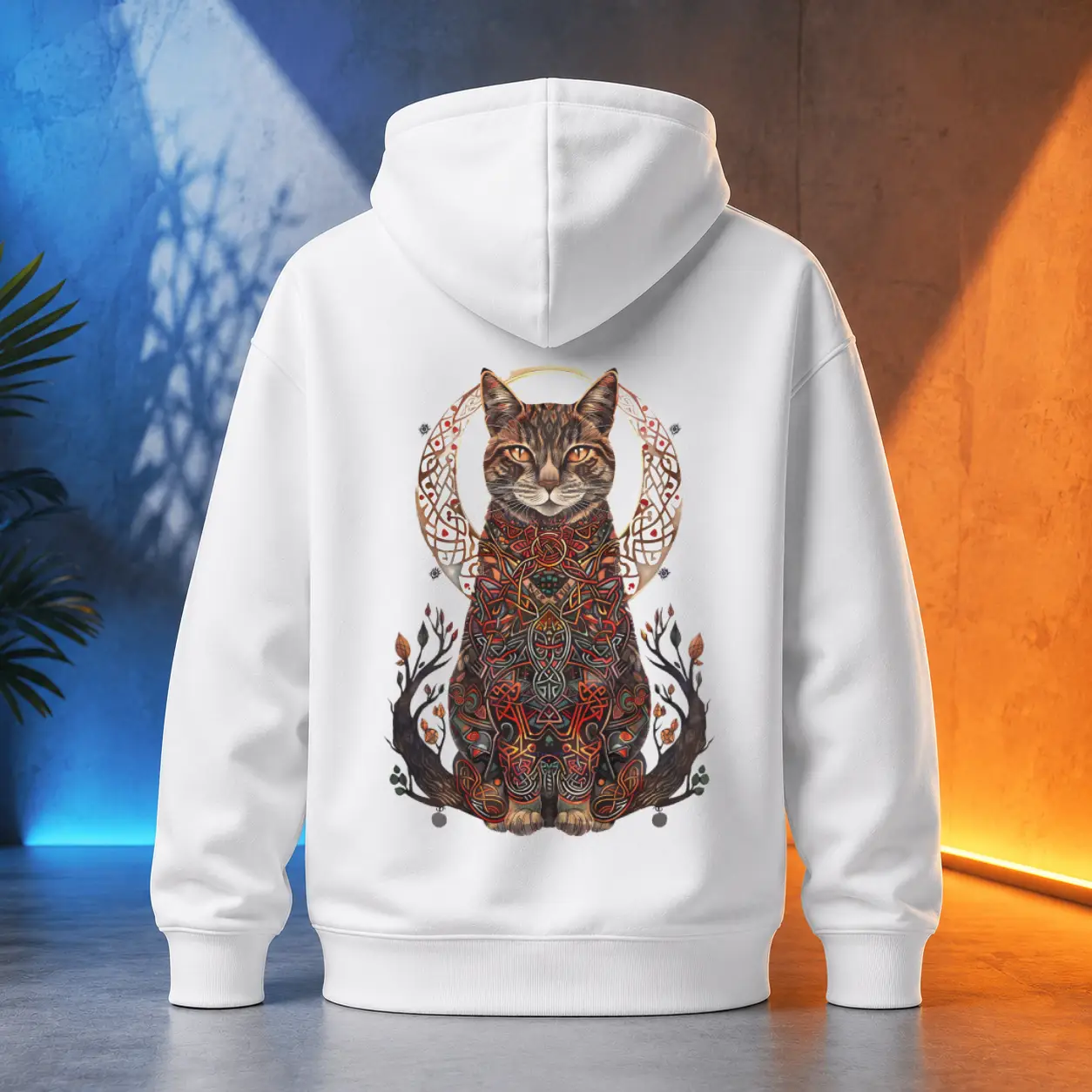 Unisex mikina - Celtic Cat