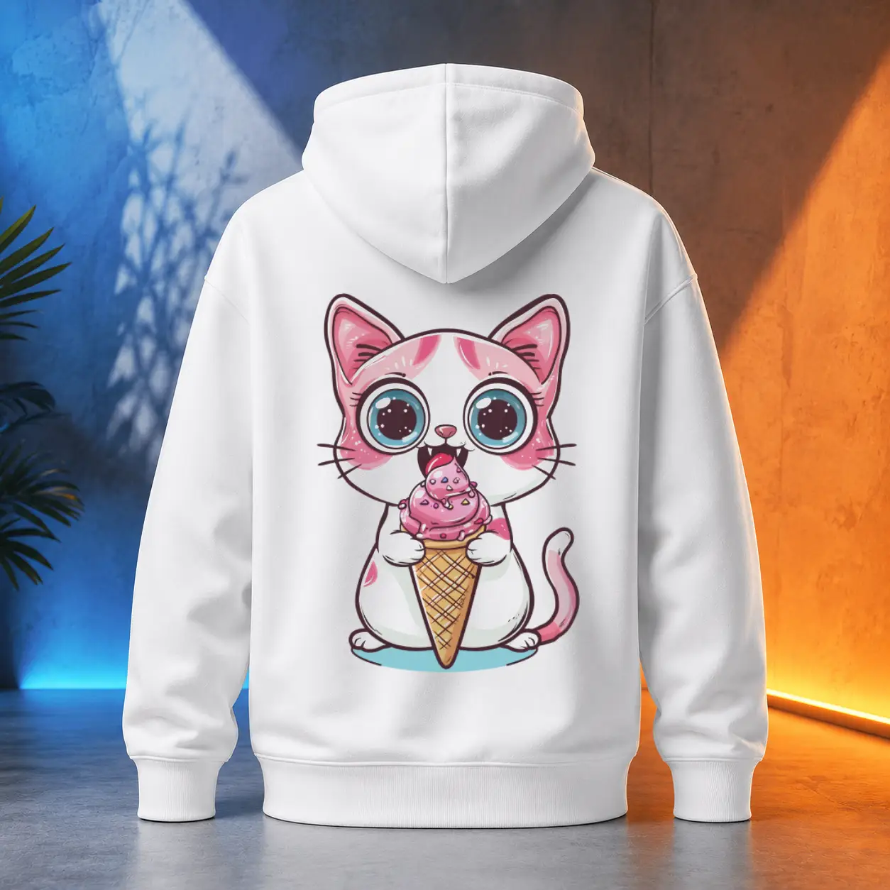 Unisex mikina - Ice Cream Cat