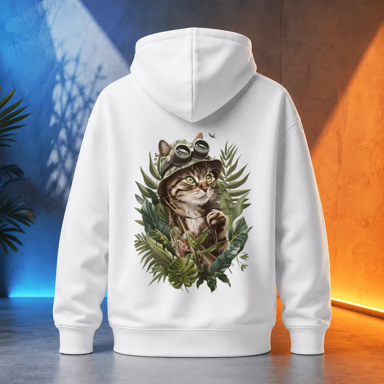 Unisex mikina - Safari Cat