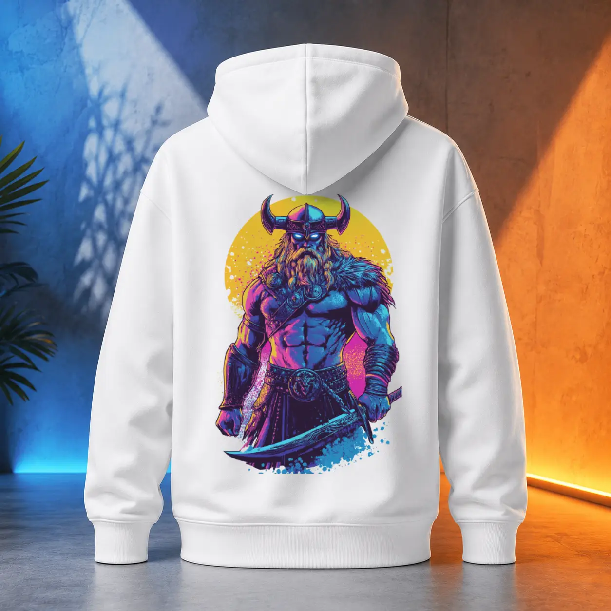Unisex mikina - Retro Viking