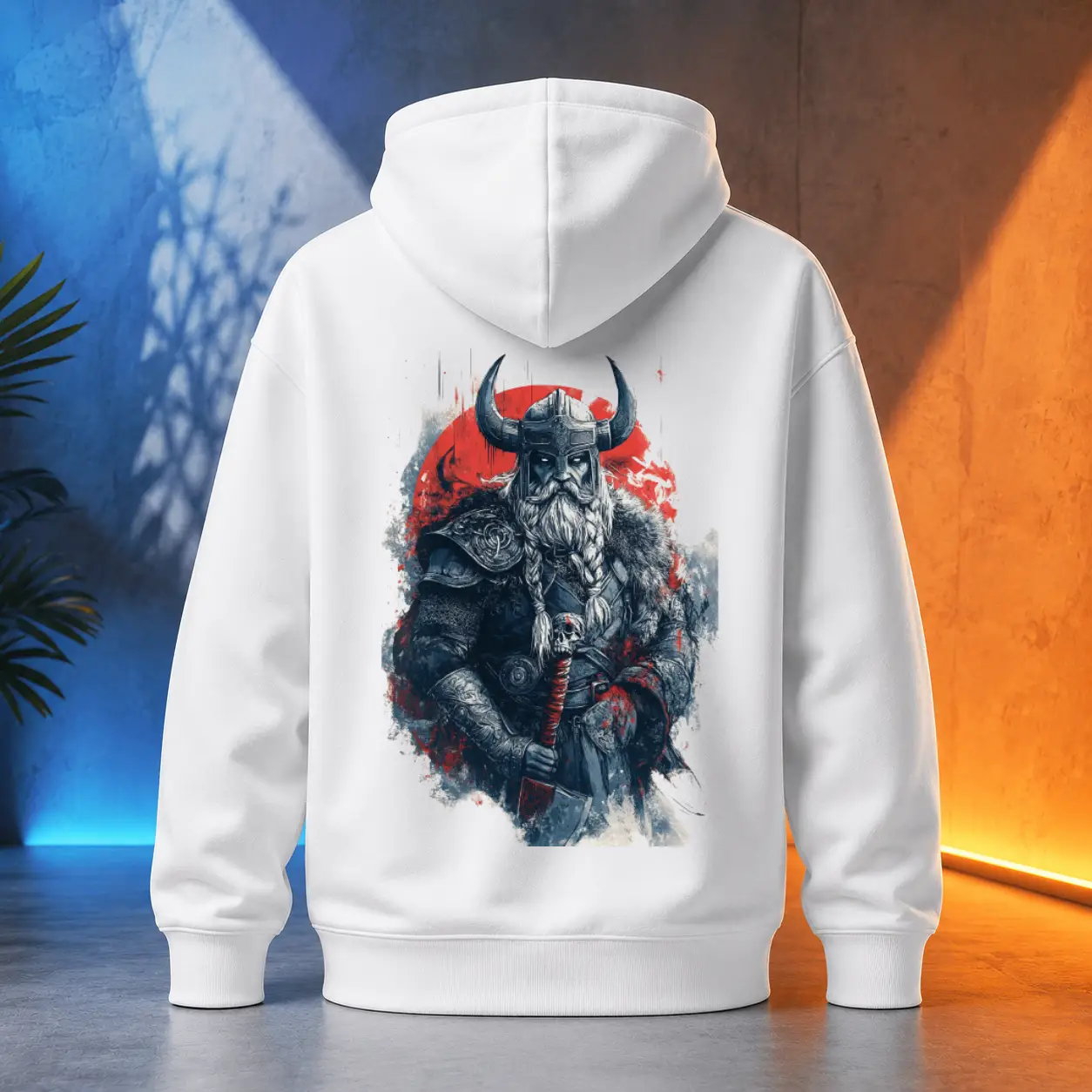 Unisex mikina - Severský úsvit Vikingů