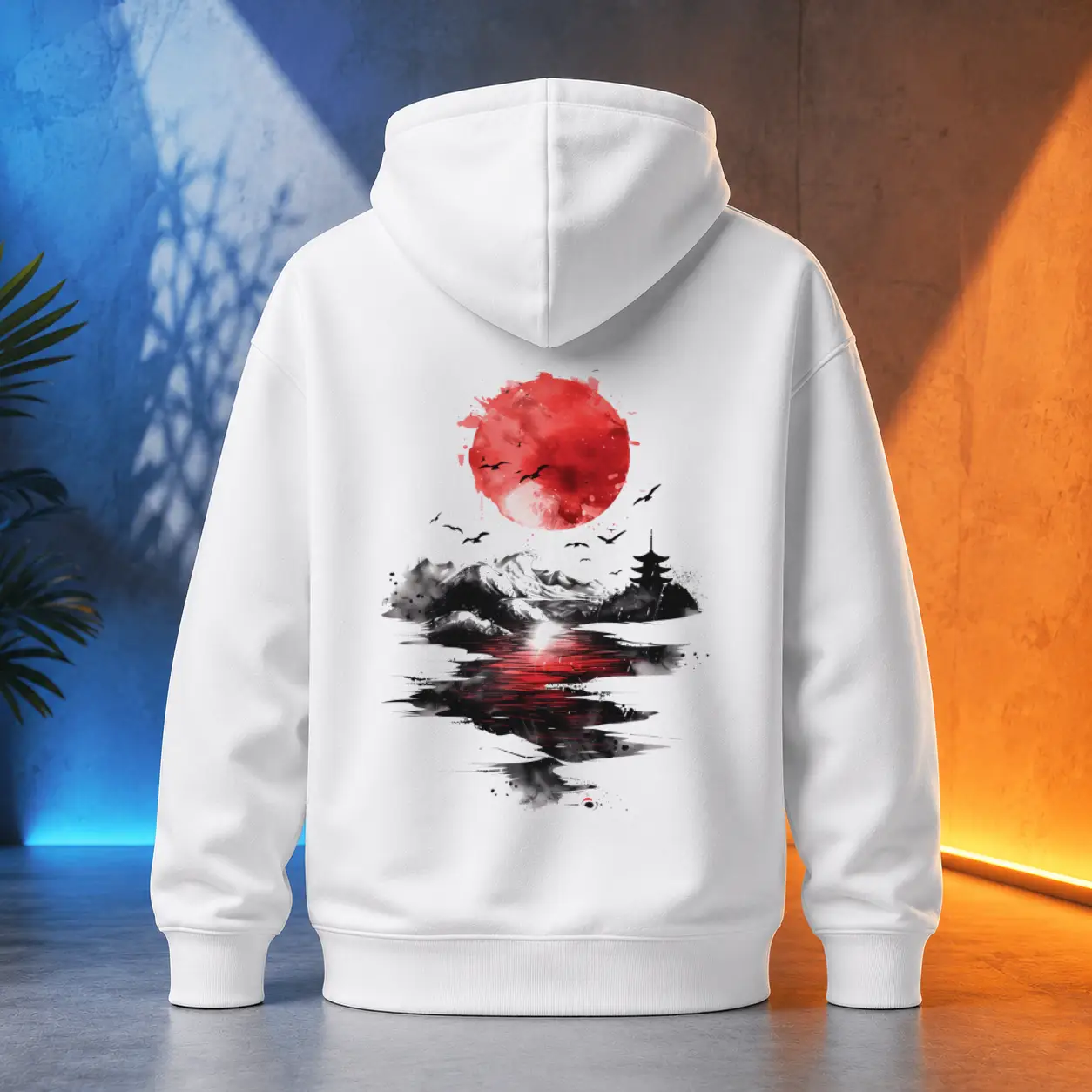Unisex mikina - Japonská příroda