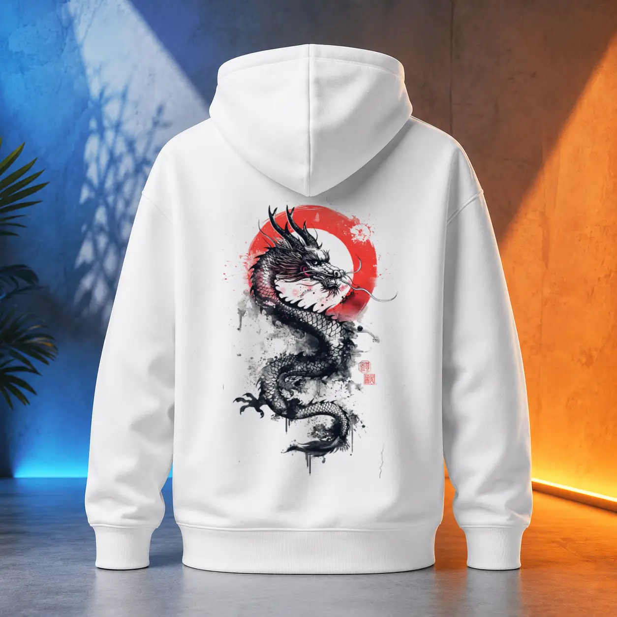 Unisex mikina - Japonský drak