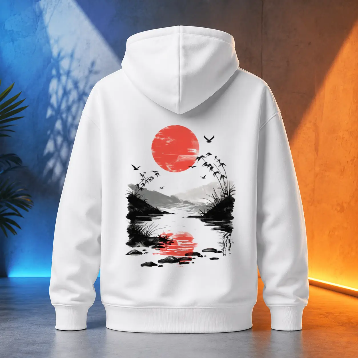 Unisex mikina - Japonské moře