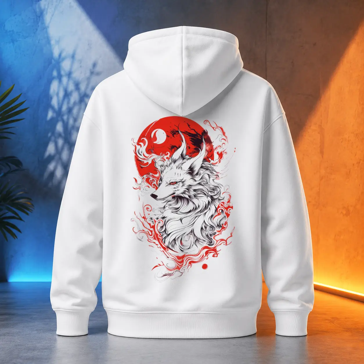Unisex mikina - Bludná Kitsune