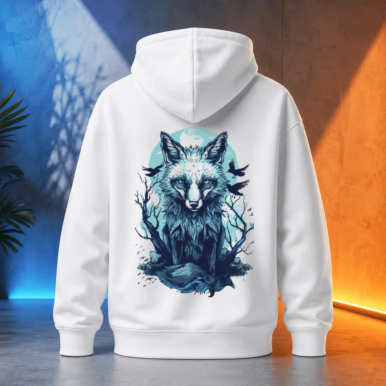 Unisex mikina - Prokletá lesní liška