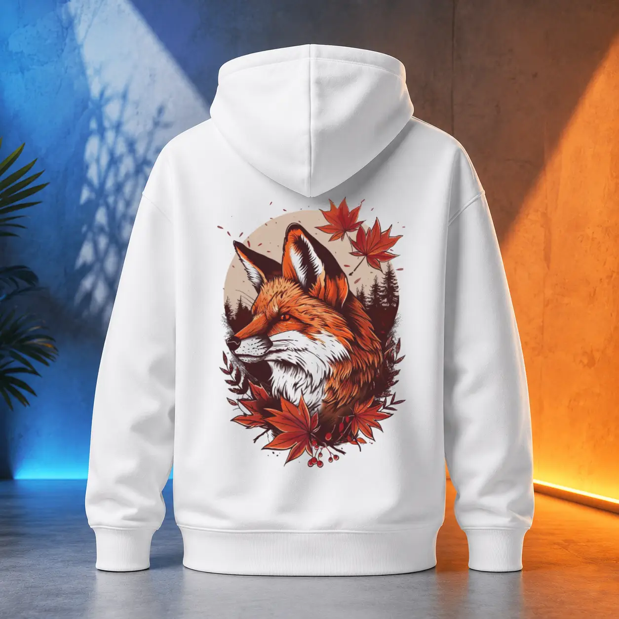Unisex mikina - Liška podzimu