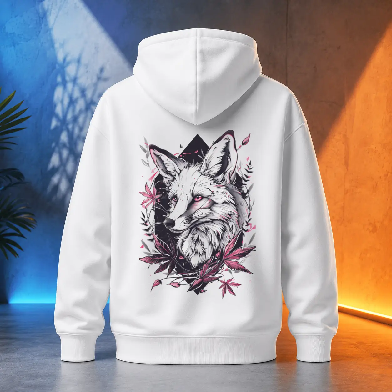 Unisex mikina - Polární ledová liška