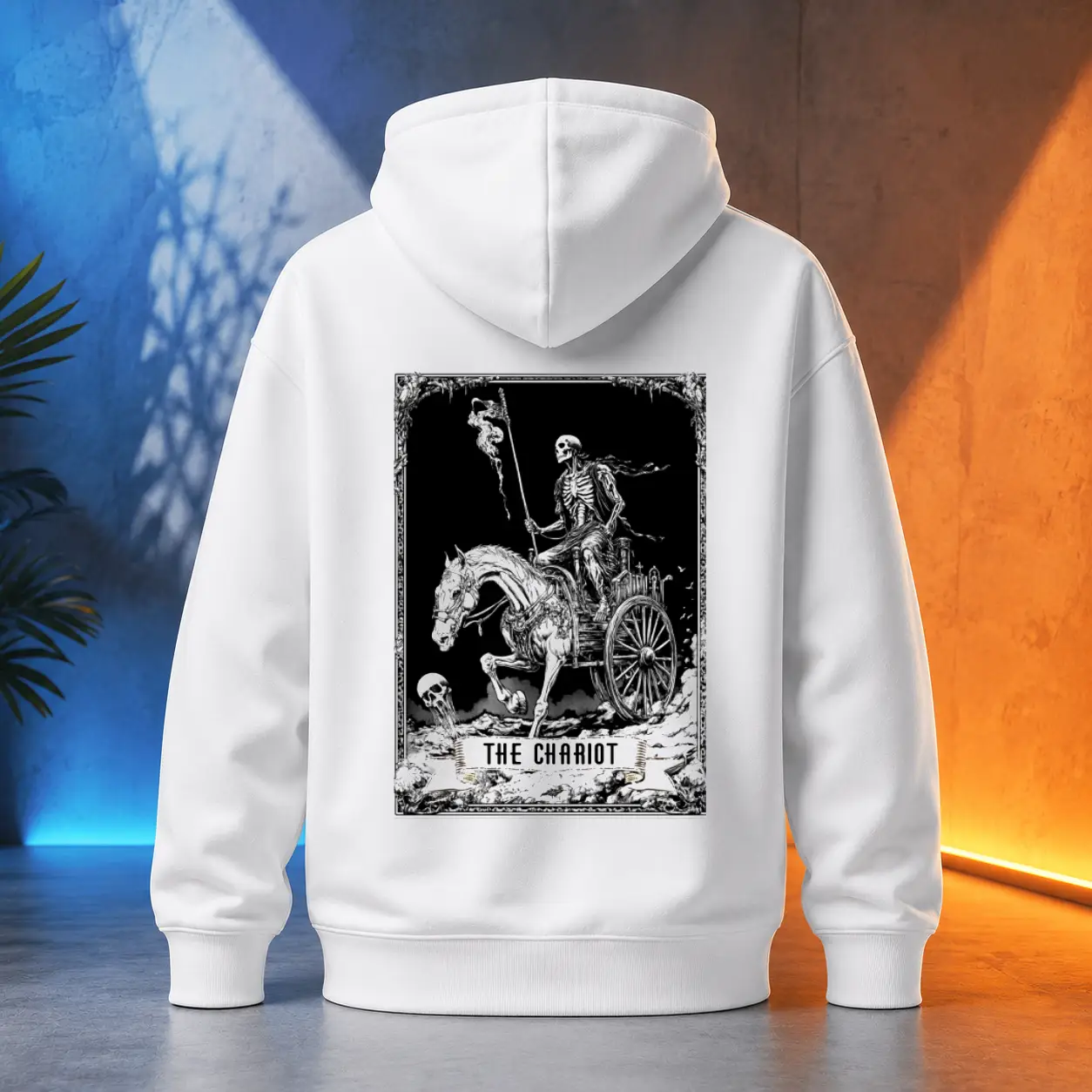 Unisex mikina - The Chariot - Vůz - Tarot - Velká Arkána