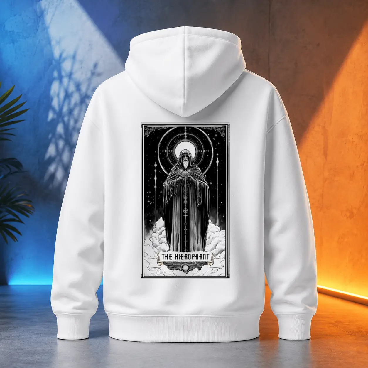 Unisex mikina - The Hierophant - Velekněz - Tarot - Velká Arkána
