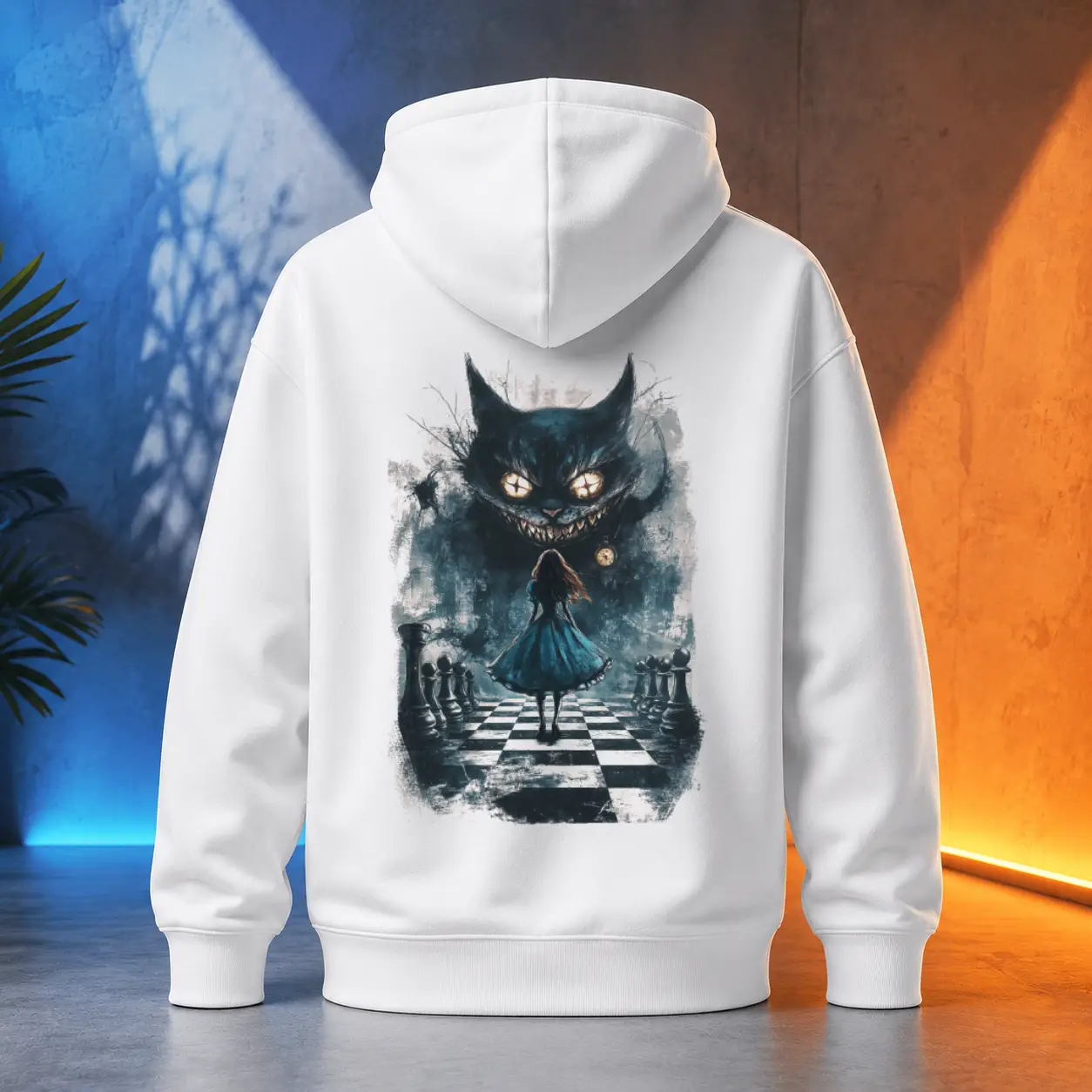 Unisex mikina - Kočka, co tu možná není – The Cat That Might Not Be