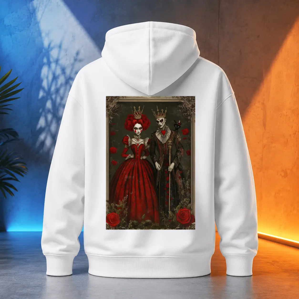 Unisex mikina - Král a královna srdcí – The King & Queen of Hearts