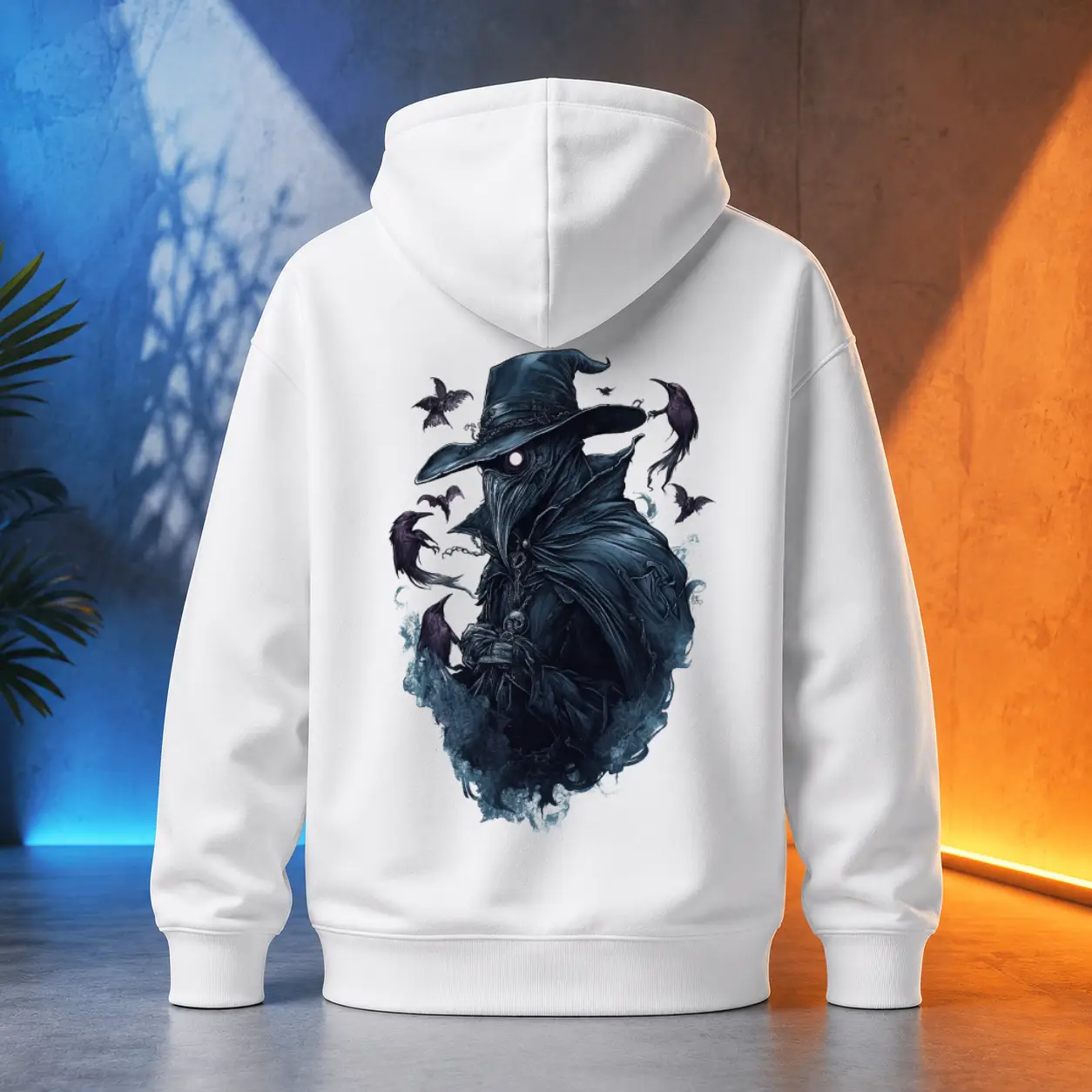Unisex mikina - Havraní Smrtka – Plague Doctor - Morový Doktor