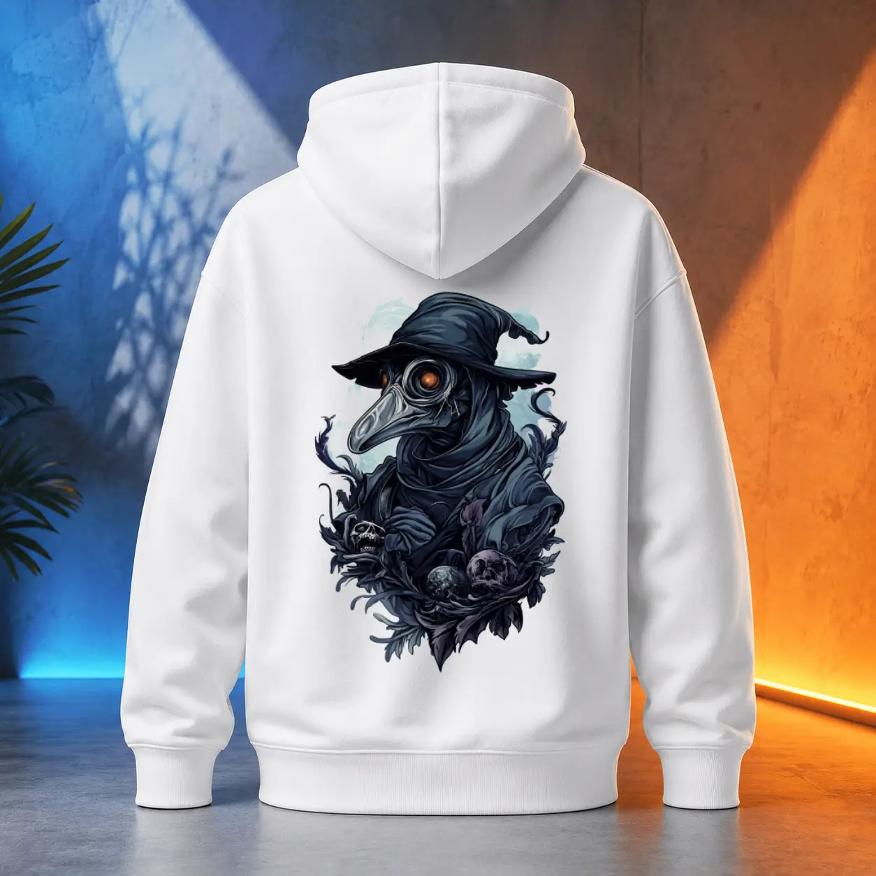 Unisex mikina - Lékař Stínů – Plague Doctor - Morový Doktor