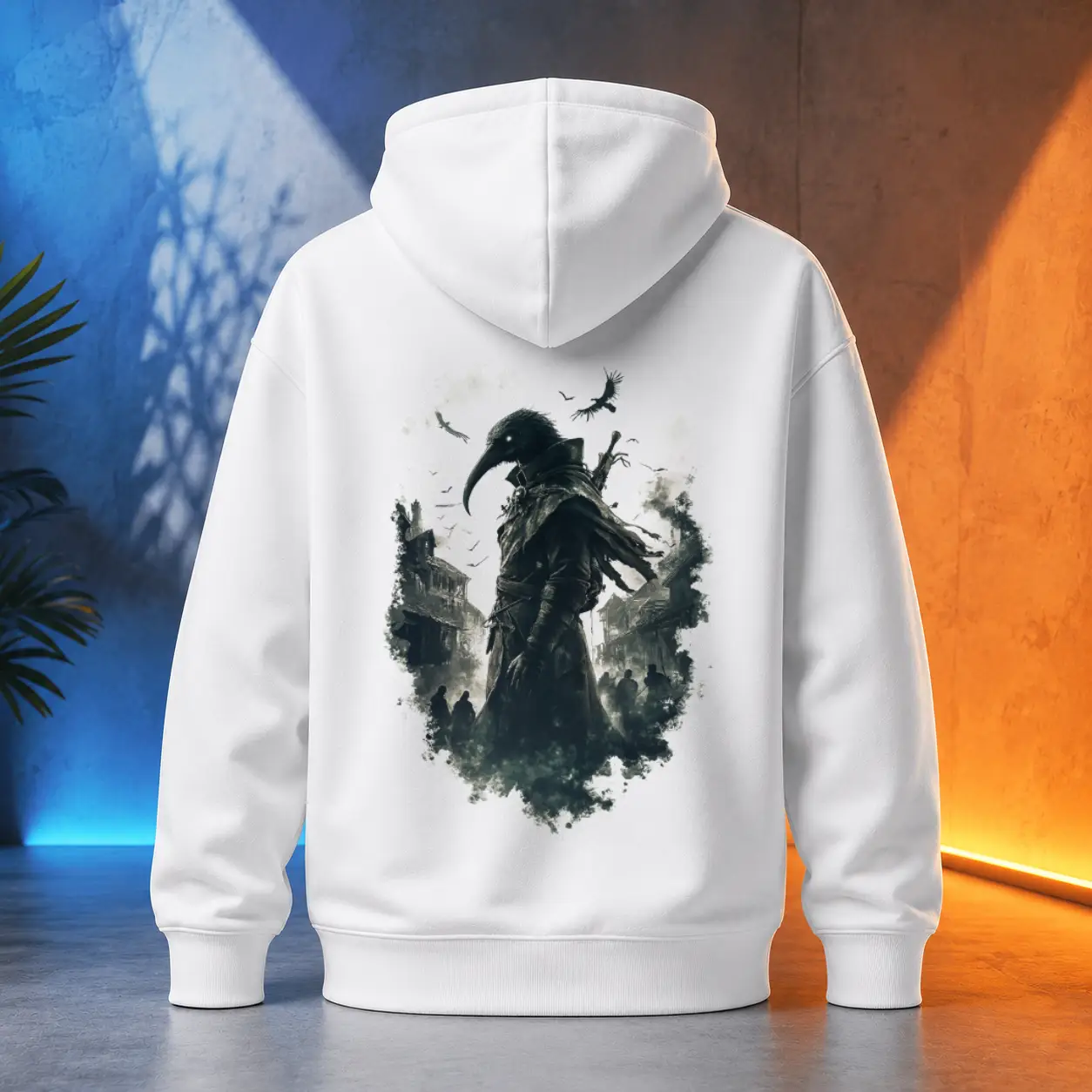 Unisex mikina - Pohřební Chirurg – Plague Doctor - Morový Doktor