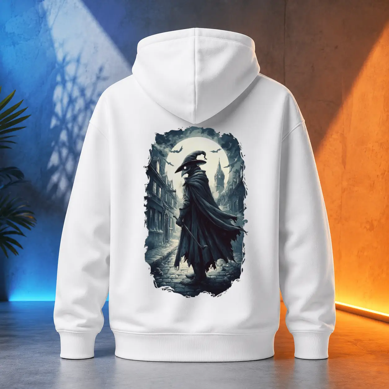 Unisex mikina - Stínový Léčitel – Plague Doctor - Morový Doktor
