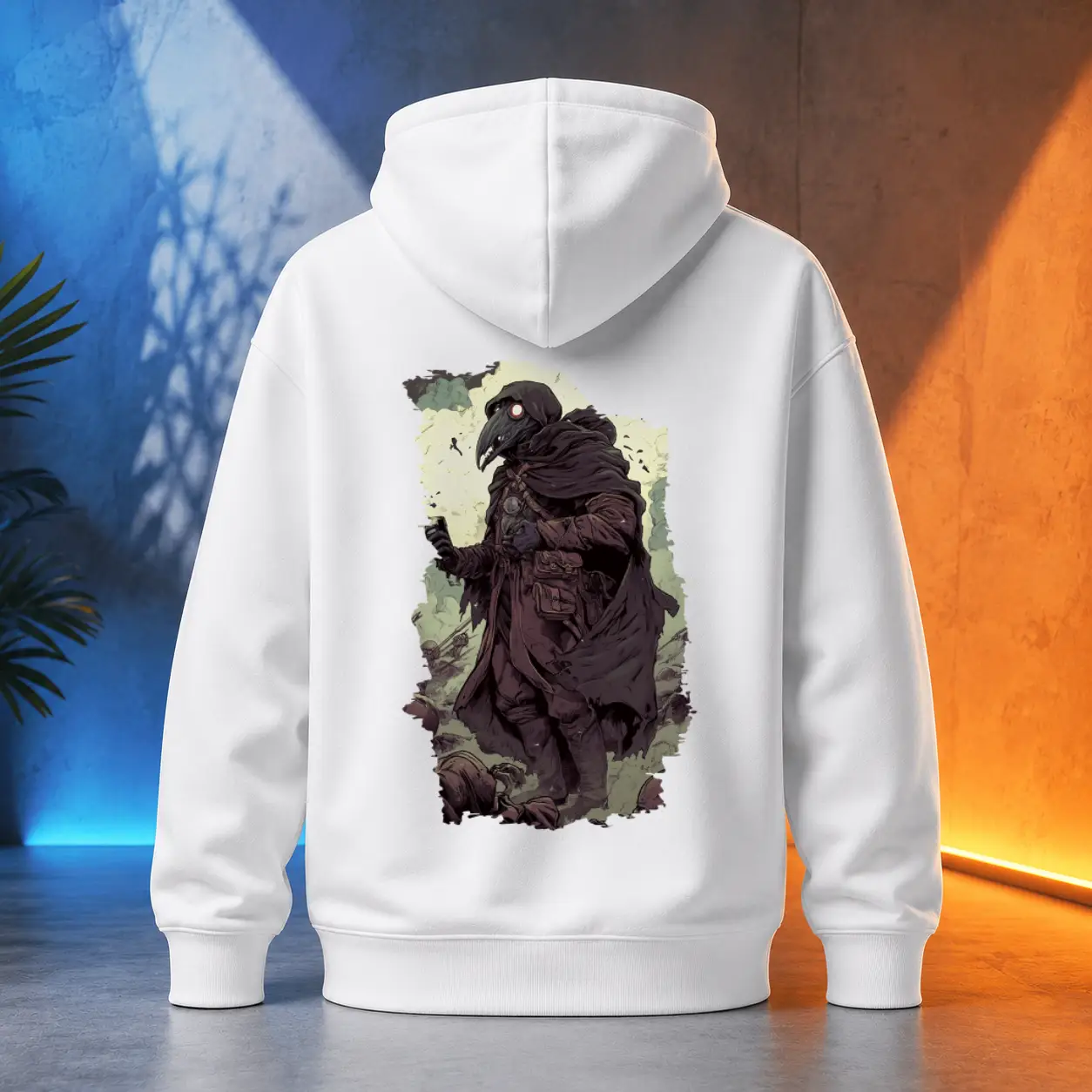 Unisex mikina - Svědek Apokalypsy – Plague Doctor - Morový Doktor