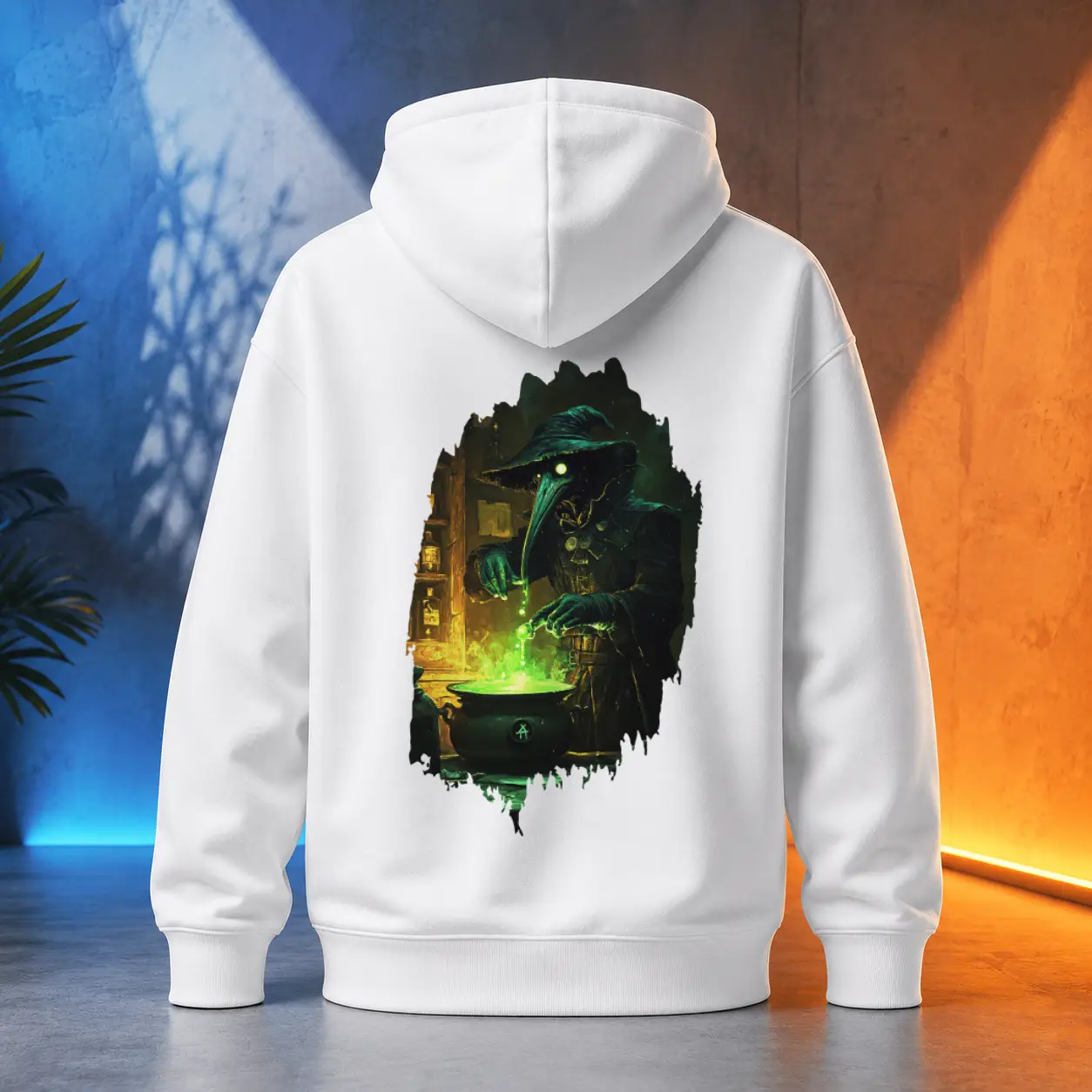 Unisex mikina - Šepot Nemocných – Plague Doctor - Morový Doktor