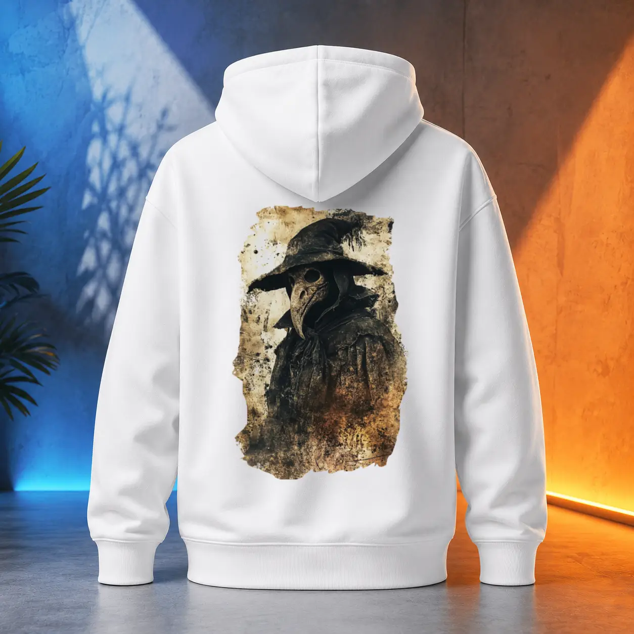Unisex mikina - Ticho před Pohromou – Plague Doctor - Morový Doktor