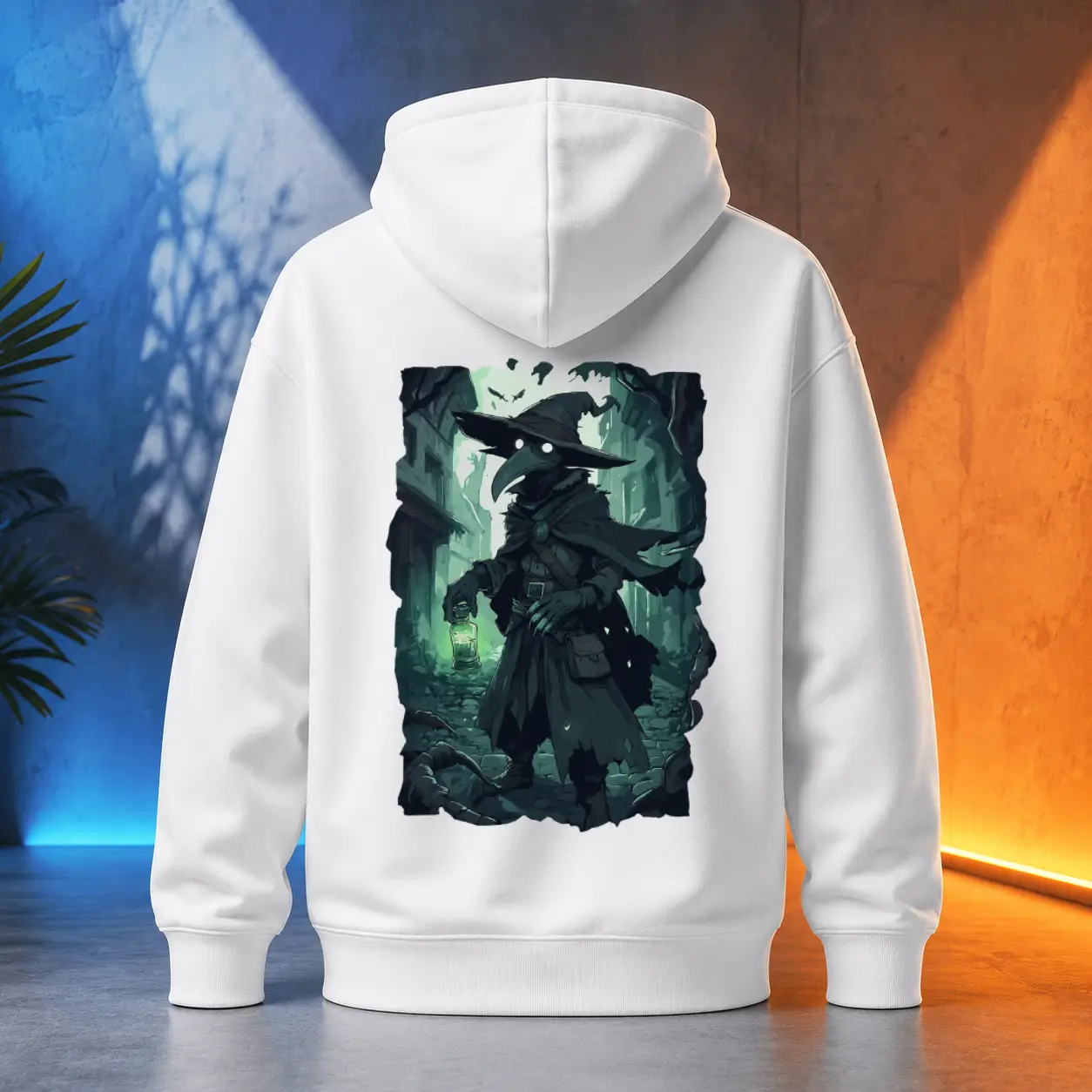 Unisex mikina - Ztracený Doktor – Plague Doctor - Morový Doktor