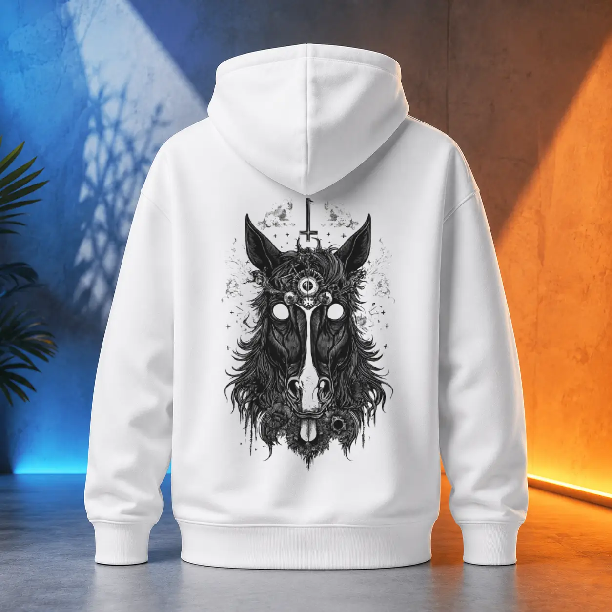 Unisex mikina - Kůň Apokalypsy - Démonický bestiář