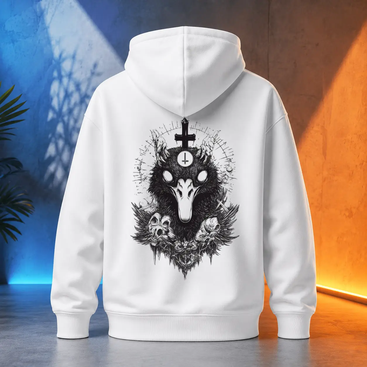 Unisex mikina - Labutí Zlověst - Démonický bestiář