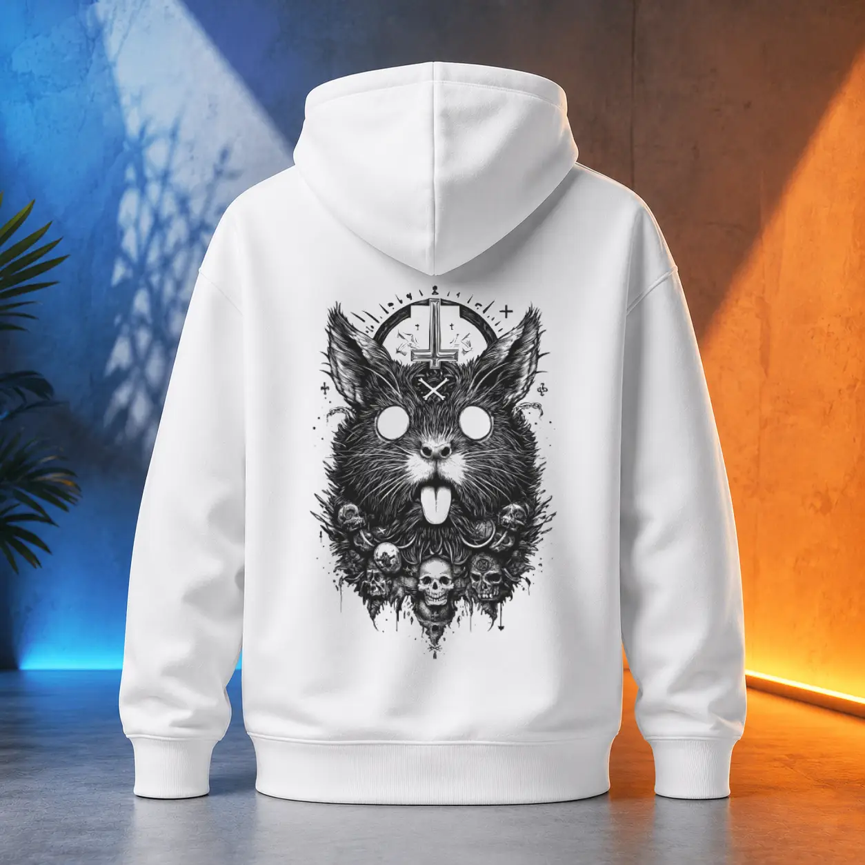 Unisex mikina - Morče Nočních Hrůz - Démonický bestiář