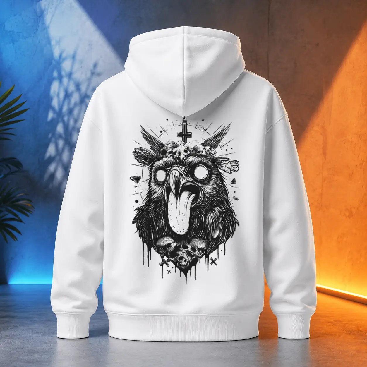 Unisex mikina - Papoušek Zkázy - Démonický bestiář