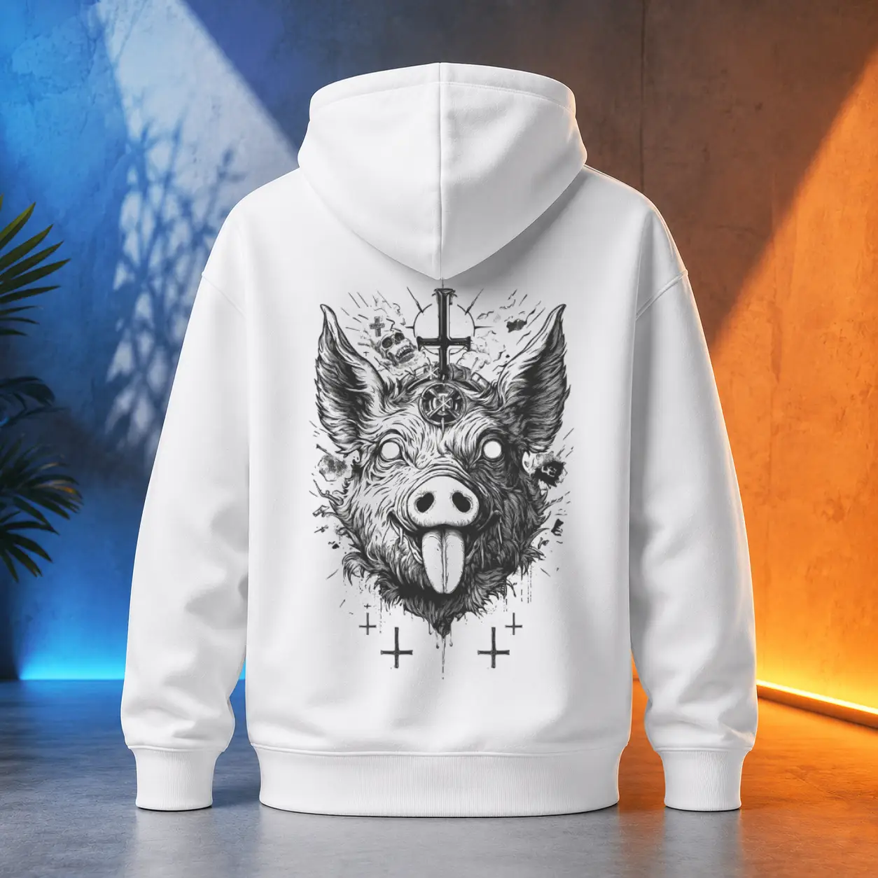 Unisex mikina - Prase Oběti - Démonický bestiář