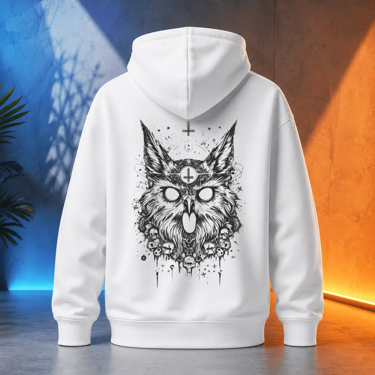 Unisex mikina - Sova Proroctví - Démonický bestiář