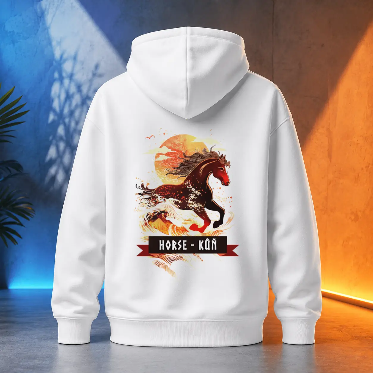 Unisex mikina - Kůň - Čínský zvěrokruh
