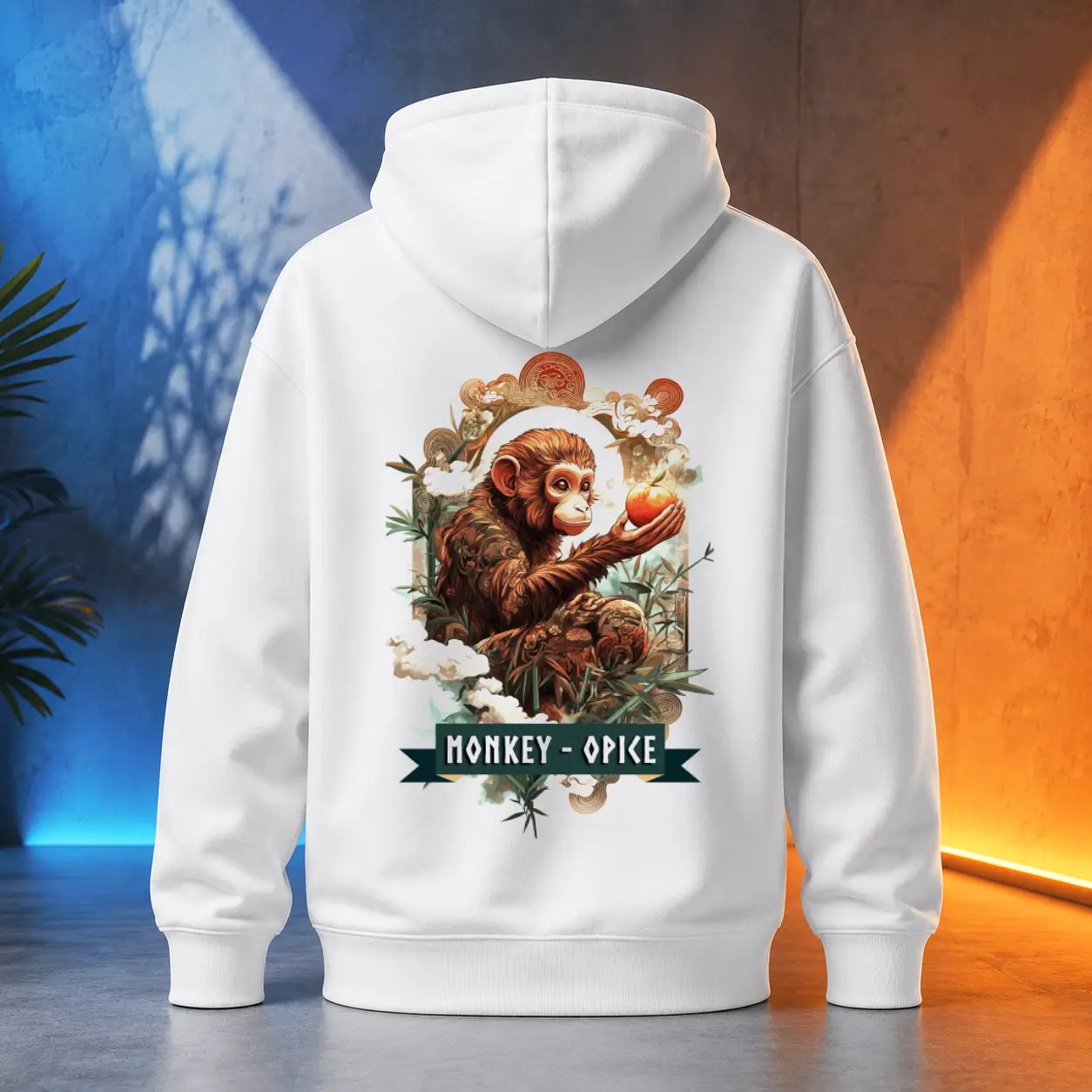 Unisex mikina - Opice - Čínský zvěrokruh