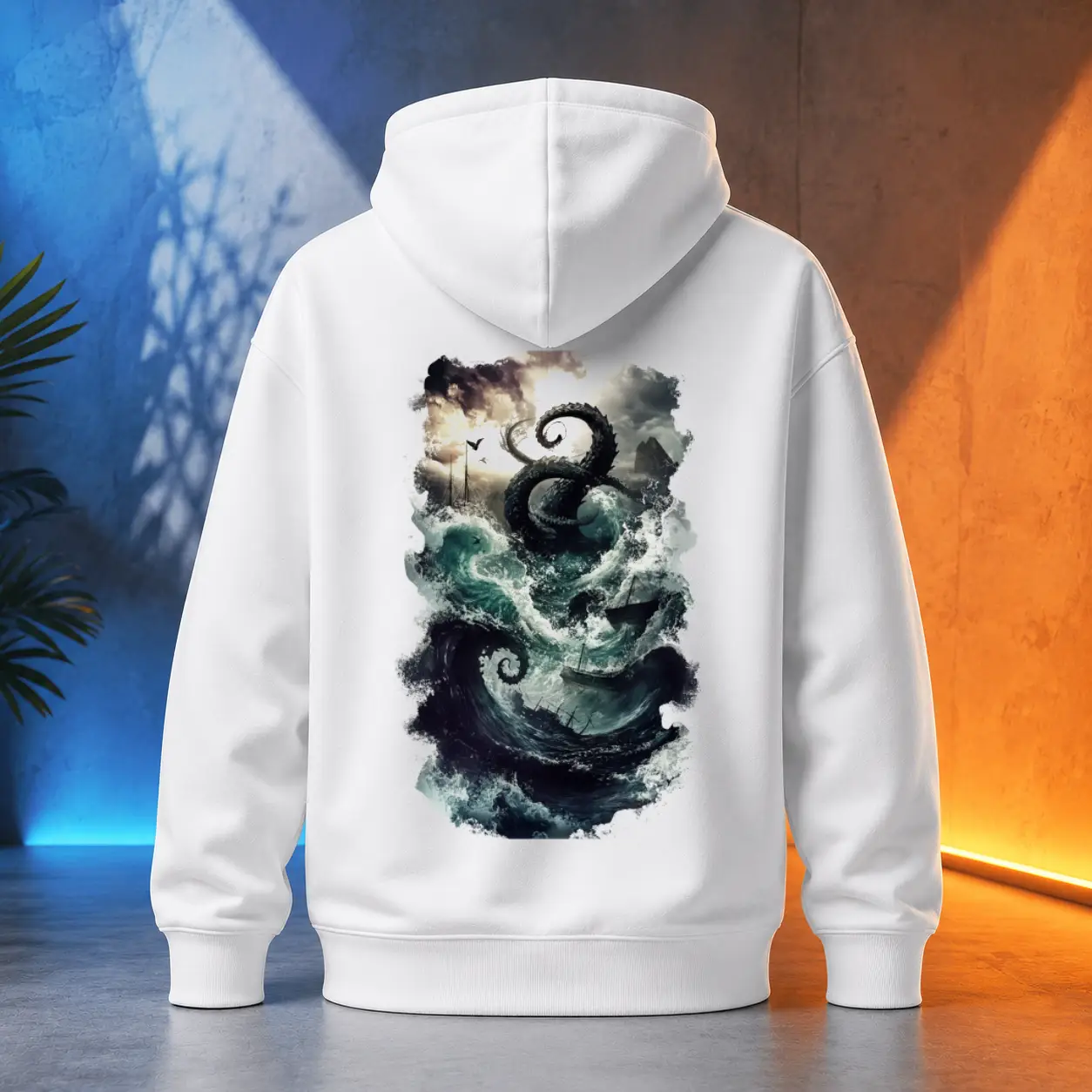 Unisex mikina - Kraken - Ticho před bouří