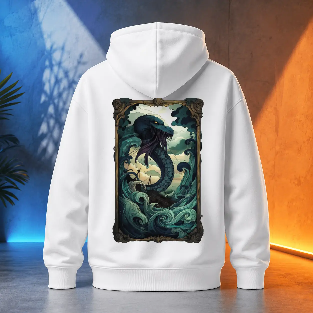 Unisex mikina - Kraken - Zkáza připlouvá