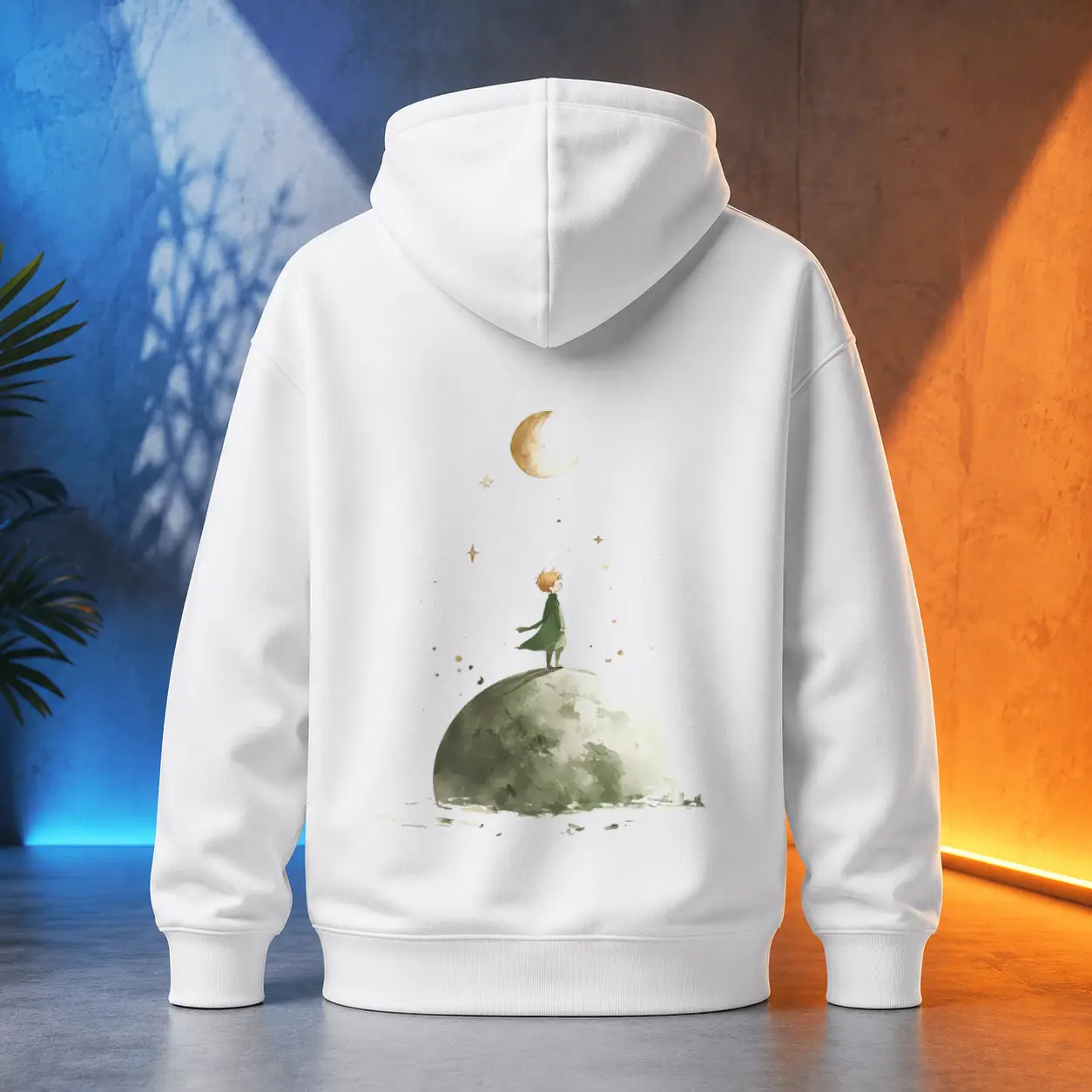 Unisex mikina - Cesta mezi hvězdami - Malý princ - Le petit prince