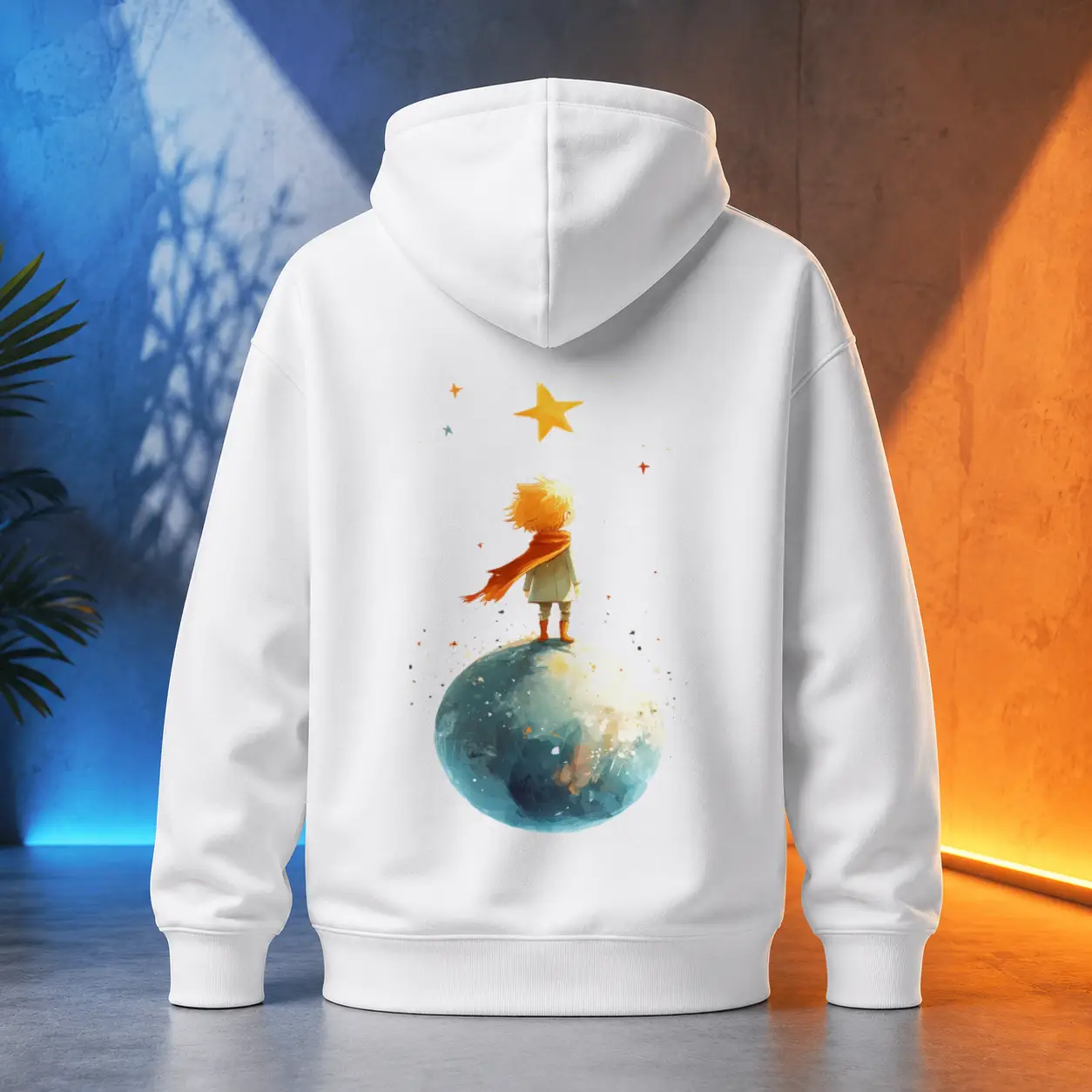 Unisex mikina - Jedna jasná hvězda - Malý princ - Le petit prince