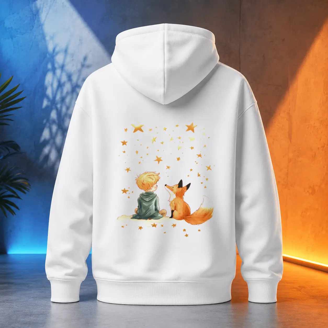 Unisex mikina - Společníci a hvězdy - Malý princ - Le petit prince