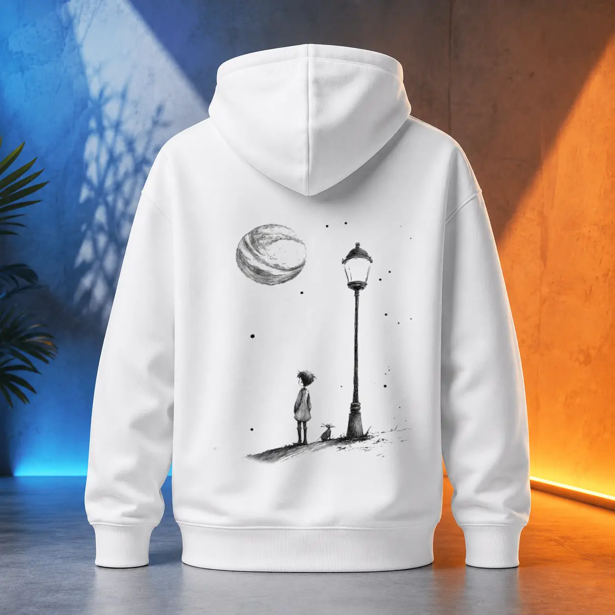 Unisex mikina - Světlo přátelství - Malý princ - Le petit prince