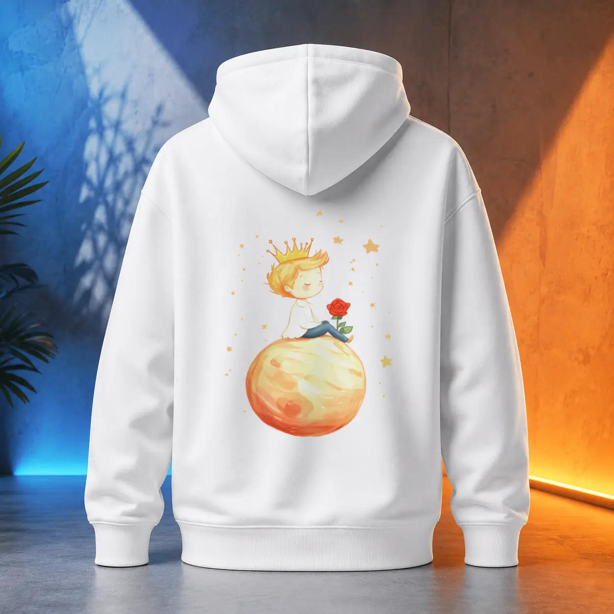 Unisex mikina - Tajemný úsměv - Malý princ - Le petit prince