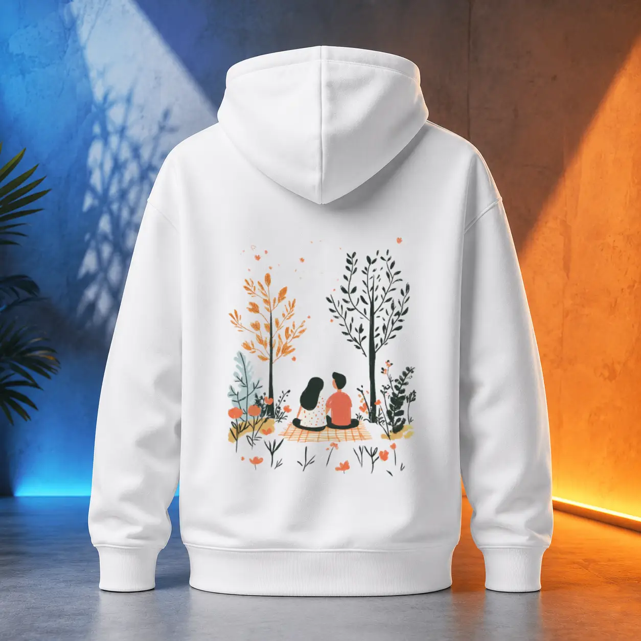 Unisex mikina - Chvíle jen pro nás - Svobodná příroda