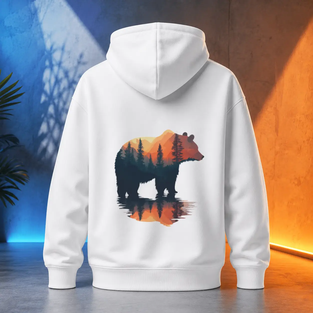 Unisex mikina - Medvědí stín - Svobodná příroda