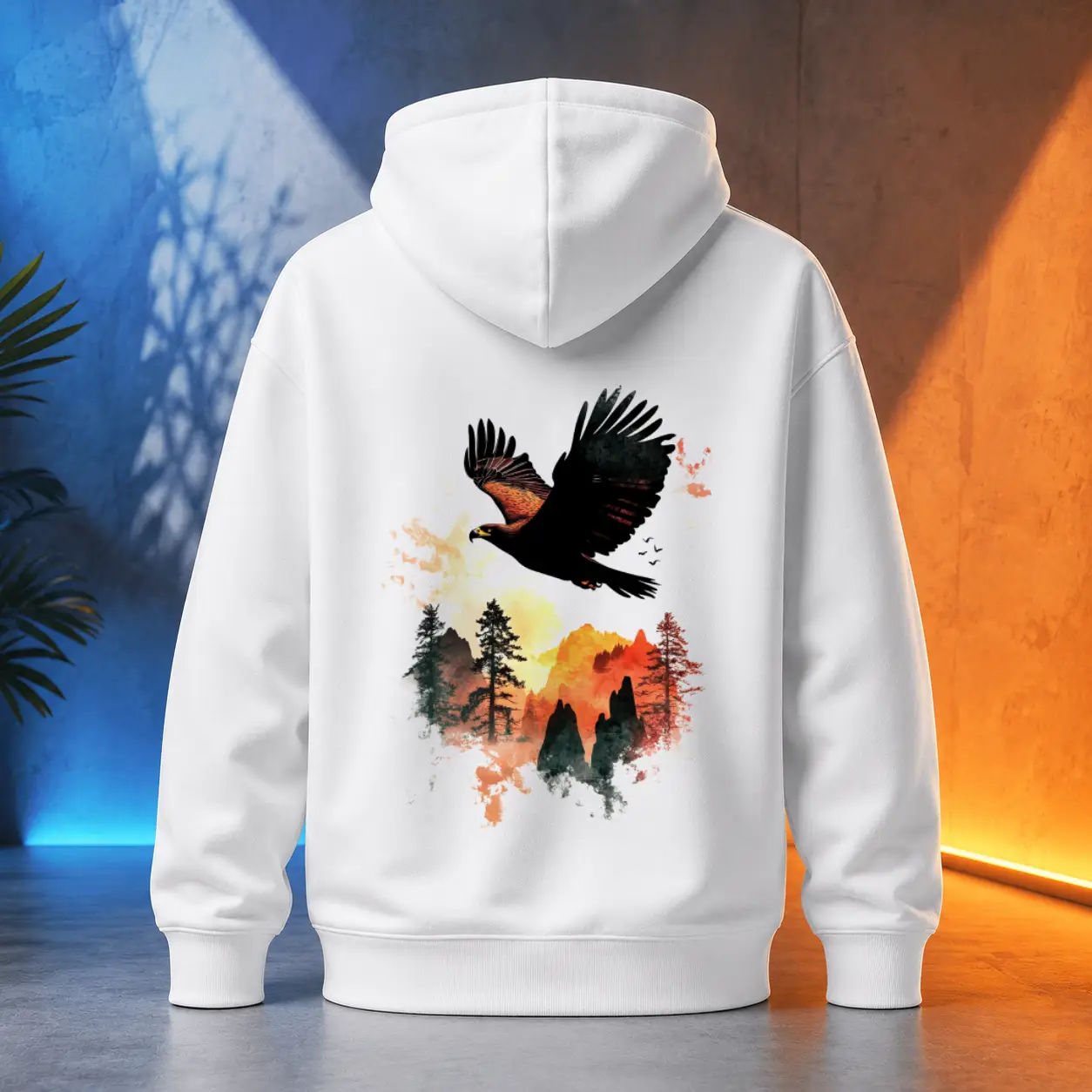 Unisex mikina - Nebeský orel - Svobodná příroda