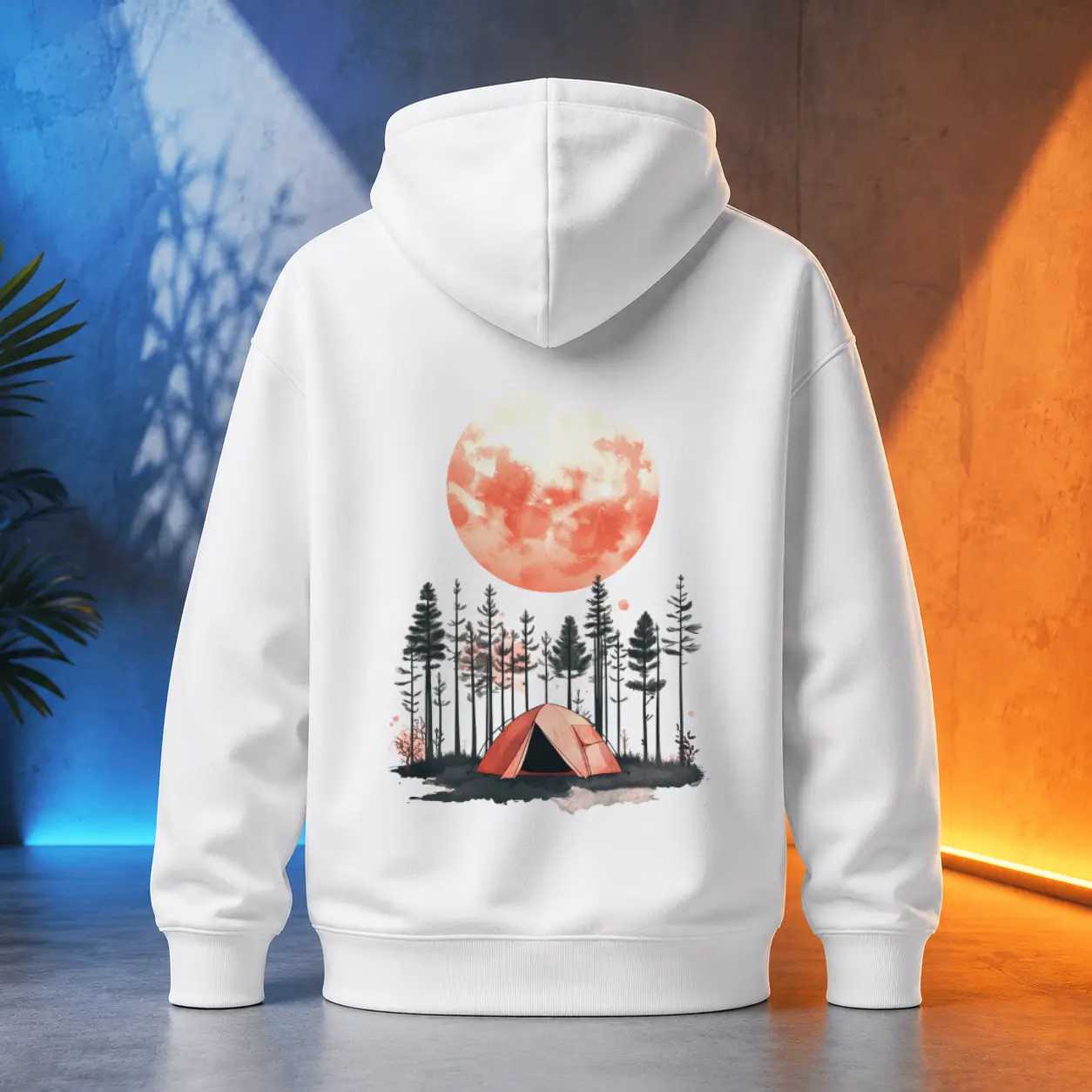 Unisex mikina - Noční stan - Svobodná příroda