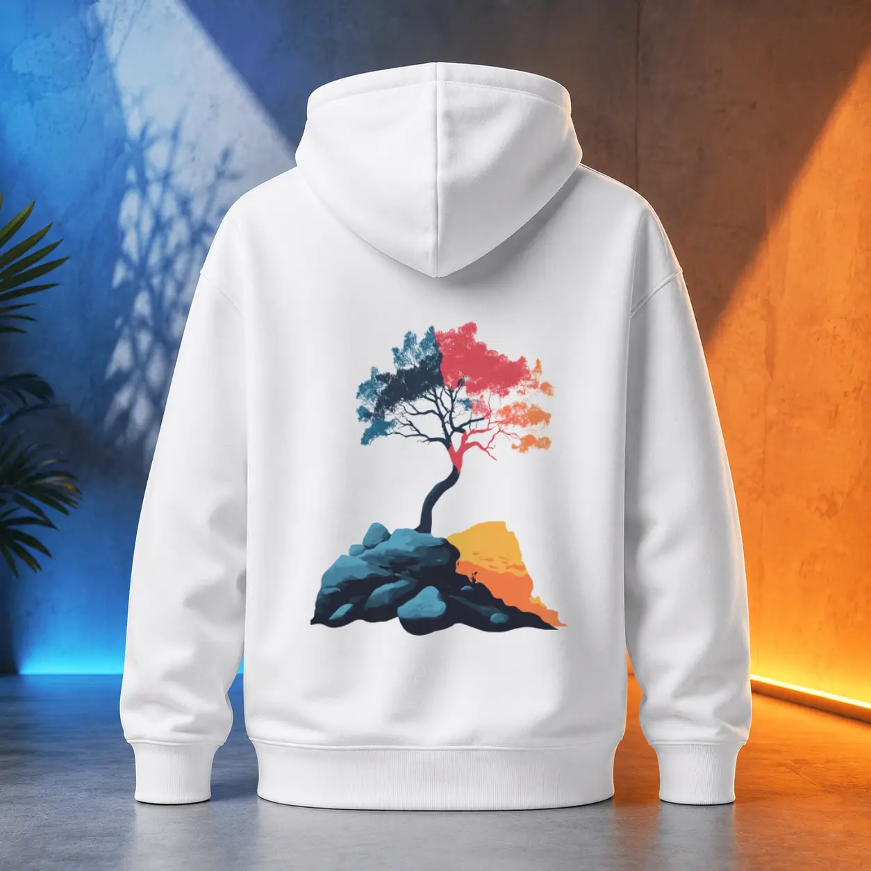 Unisex mikina - Osamělý strom - Svobodná příroda