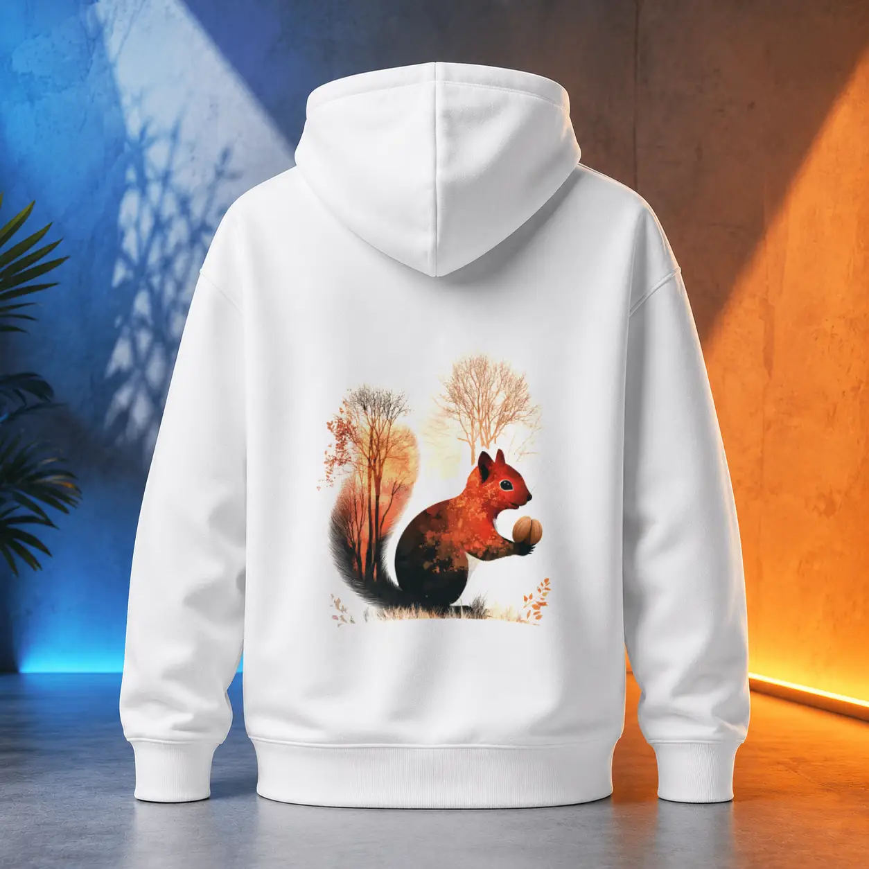 Unisex mikina - Skrýš veverky - Svobodná příroda