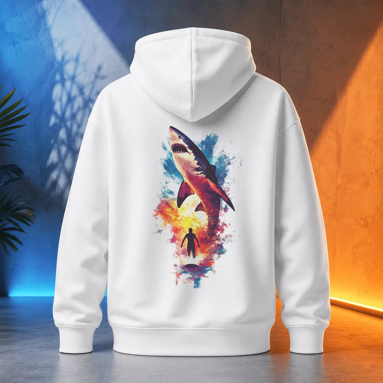 Unisex mikina - Žralok skokan - Svobodná příroda