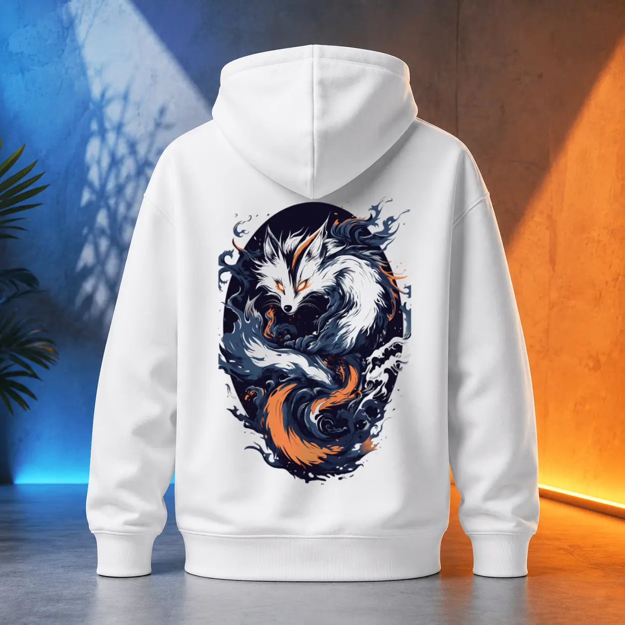 Unisex mikina - Kitsune s devíti ocasy